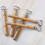 5 Pcs Pottery Handle Shaping Tools Tea Cup Water Glass Handle Carving Scraper DIY Ceramic Pot Shaping Crafting Tools 5