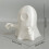 3D Printed Halloween Hitch Cover Quick Installation-White 4