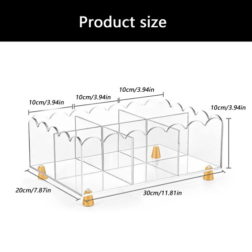 Clear Tea Bag Holder for Break Room Counters and Packet Access 2