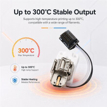 2set for A2L 3D Printer Hotend Heating Assembly Hotend Swap and Stable Heating Assembly Kit for A2L 3D Printer