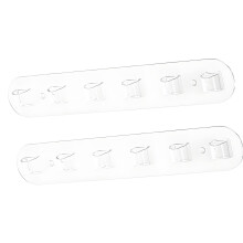 Lot de 2 supports muraux pour lunettes de soleil en acrylique