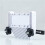 Upgraded Featherboard Safety Device Stackable Feather Board Fits Most Standard , T-Slots, T-Rails  Table Saws,White 1