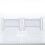 Upgraded Featherboard Safety Device Stackable Feather Board Fits Most Standard , T-Slots, T-Rails  Table Saws,White 4