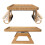 Sofa Armrest Clip Tray Armrest Tray Portable Table Side Table Sofa Table Sofa Tray for Cupcake Coffee Black 3