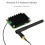 4X CM4 Dedicated Aluminum Heatsink for Raspberry Pi Compute Module 4 with Thermal Pads Passive Cooling for CM4 Board 5