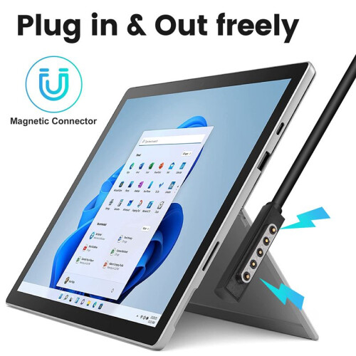 Type C PD Charging Cable USB C Female Power Supply Charger Adapter Converter for Microsof Surface Pro 1/2 Tablet 1