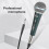 Professionele Handheld Bedrade Microfoonmicrofoon Dynamische Microfoon voor Karaoke Live Vocale Uitvoeringenmicrofoon 3