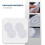4 Pack Round Silicone Coaster Molds,Clear Epoxy Molds for Casting with Resin,Concrete,Cement and Polymer Clay 6