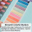 2400Pcs Page Markers,Morandi Sticky Note Tabs Colored Writable and Repositionable Book Flags Tabs Strip Index Tabs 3