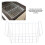 Freeze Hanging Basket Refrigerator Bottle Organizer with Refrigerator Separating Container Handle for Sorting 5