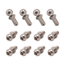 12 StüCk Metall M3 Sechskant Kugel Kopf Schrauben für  144001 144002 124016 124017 124018 124019 RC Auto Ersatz Teile ZubehöR