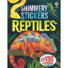 Shimmery Stickers Reptiles by Micaela Tapsell Paperback Book