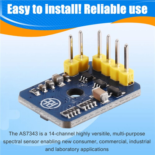 AS7343 Visible Spectrum Sensor Color Detection I2 Control Support Spectrometer Sensor Module 2