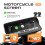 Tela CarPlay Portátil de 6,86 Polegadas para Motocicleta, Sistema de Navegação Android Auto Sem Fio com Câmera Dupla e Gravação de Vídeo 2