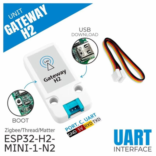Unit Gateway H2 ESP32-H2 Thread/Zigbee Gateway Unit Support ZigBee Thread Matter Protocol for  Home 1