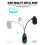 2.4G UHF Wireless Microphone Headset with Handheld Transmitter and Rechargeable Receiver for Teaching, Speech, Amplifier 7