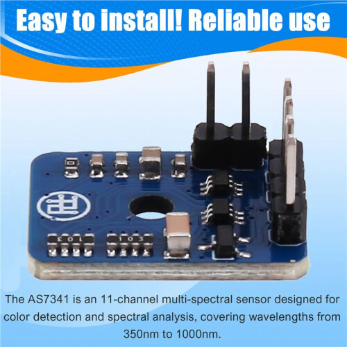 AS7341 Visible Spectrum Infrared Color Spectrometer Sensor Module Electronic Accessories 2