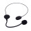 3-teiliges schwarzes Kostüm-Requisiten-Headset für 4