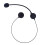 3-teiliges schwarzes Kostüm-Requisiten-Headset für 5