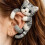 Animal clip-on ear accessory with crochet texture for cute-2 8