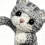 Animal clip-on ear accessory with crochet texture for cute-2 6