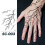 Temporary Body Art Decals for Halloween Makeup, 10 Sheet-009 11