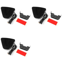 3X F1 Estilo Trapecio LED Luz de Freno Trasera Luz Piloto Luz de Seguridad de Parada Lámpara de Señal de Marcha Atrás para Coche Camión Tractor RV