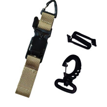 Nylon-Gurtband mit Schnellverschluss für Gürtel-,-Khaki 2