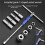 Labor-Saving T-Type Socket Wrench T-T Interchangeable  Multi-Functional Set with 12pcs Socket 4