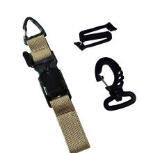 Outdoor Carry Hanging Buckles with Clip and Nylons-Khaki 2
