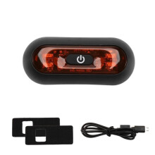 LED motorcycle helmet light, cycling helmet flashing light, warning light, electric vehicle night flashing light