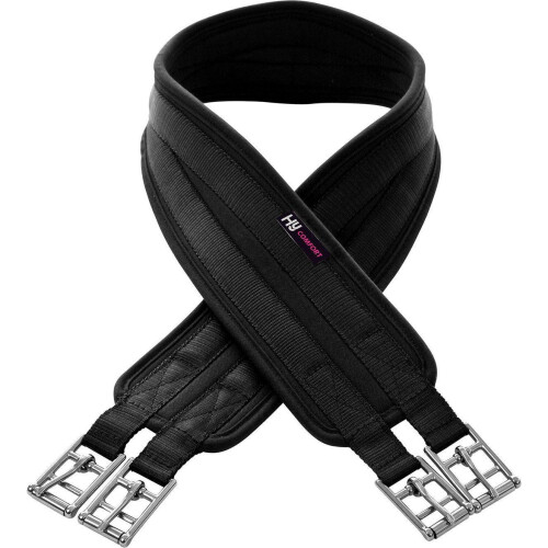 (40in, Black) HyCOMFORT Cushion Girth