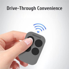 3X Control Remoto Inalámbrico de Código Variable de 433,92 MHz para Puertas Corredizas Batientes Automáticas. Recepción de Larga Distancia.