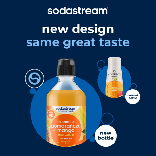 SodaStream Syrup SodaStream Classics Orange & Mango Zero (for SodaStream sparkling water makers), 440 ml 1