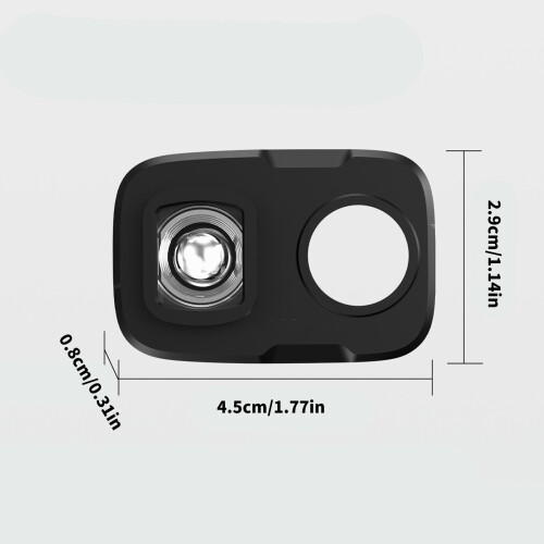 Coated Wide Angle Lens Attachment for Pocket 4P Camera with 2