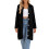 Womens Cable Knit Cardigan Sweaters Oversized Collar-Black 4XL 1