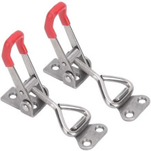 2pcs Adjustable for Toggle Clamp Quick Buckle 4001 Stainless Steel 304 for Toolbox Drawer Chest Cabinet Hardware Use