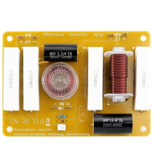CN-20 High Quality 2-Way Speaker Crossover 450W 3000Hz Audio Crossover Suitable for 8-12 Inch Speakers 25-44mm Tweeter