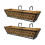 Flower Basket Holder with Iron Frame for Balcony Window Boxes 1