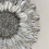 Indoor Flower Wall Plaque With Raised Texture for-Silver 7