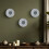 Indoor Flower Wall Plaque With Raised Texture for-Silver 10