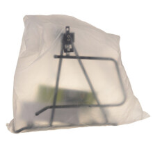 Fietsendrager van aluminium, 25 kg, geschikt voor universele fietstassen.