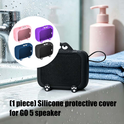 Soft Speaker Sleeve for Go 5 Speaker Silicone Grip Case-Blue 2