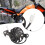 Black Plastic Cooling Fan Assembly for UTV Garage Repair Tasks 4
