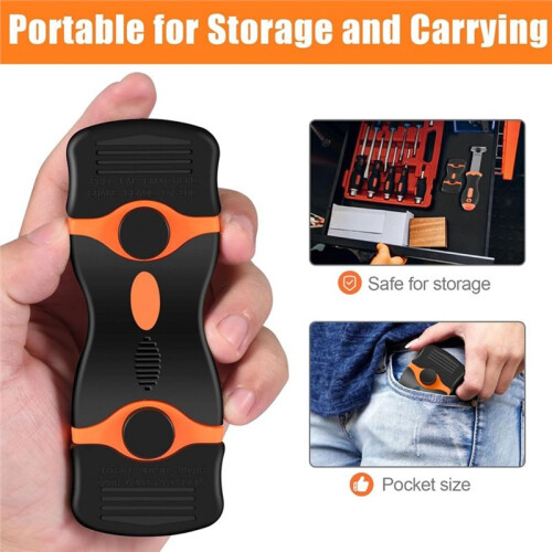 Blade Scraper, Includes Metal & Plastic Blades,Premium  Scraper Tool for Glass, Window, Cooktop Cleaning 2