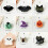 Halloween-Kostüm-Hexenhut-Haarspange mit glitzerndem-8 4