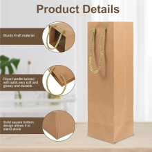 Wine Bags,12PCS Wine-Gift Bags,Bottle Gift Bag with Strong Rope Handles,for Wedding Birthday Christmas Party