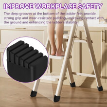 4pcs Replacement Ladder Feet Rubber Feet Ladder Feet Foot Caps Non-Slip 20x50mm Replacement Feet for Ladders Ladder Feet