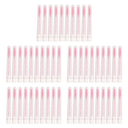 Lash Brush Applicators Makeup Tools Eyelash Brush Tubes with Crystal Lash Mascara Eyebrow Comb Container B