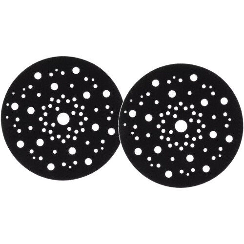 2pcs 6 Inch(150mm) Ultra-Thin Surface-Protection Interface Pad for Sanding Pads and Hook&Loop Sanding Discs